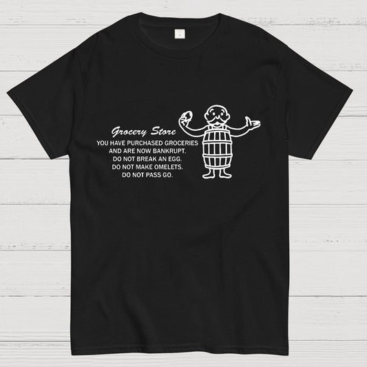 Chance on Eggs Pass Go Geek T-Shirt