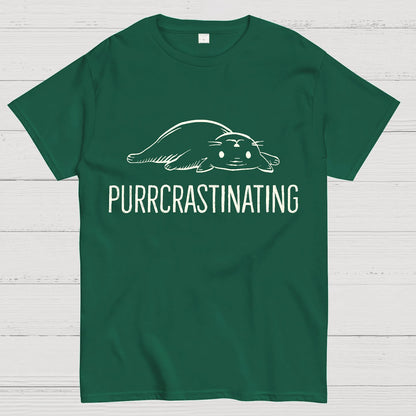 Purrcrastinating Geek T-Shirt