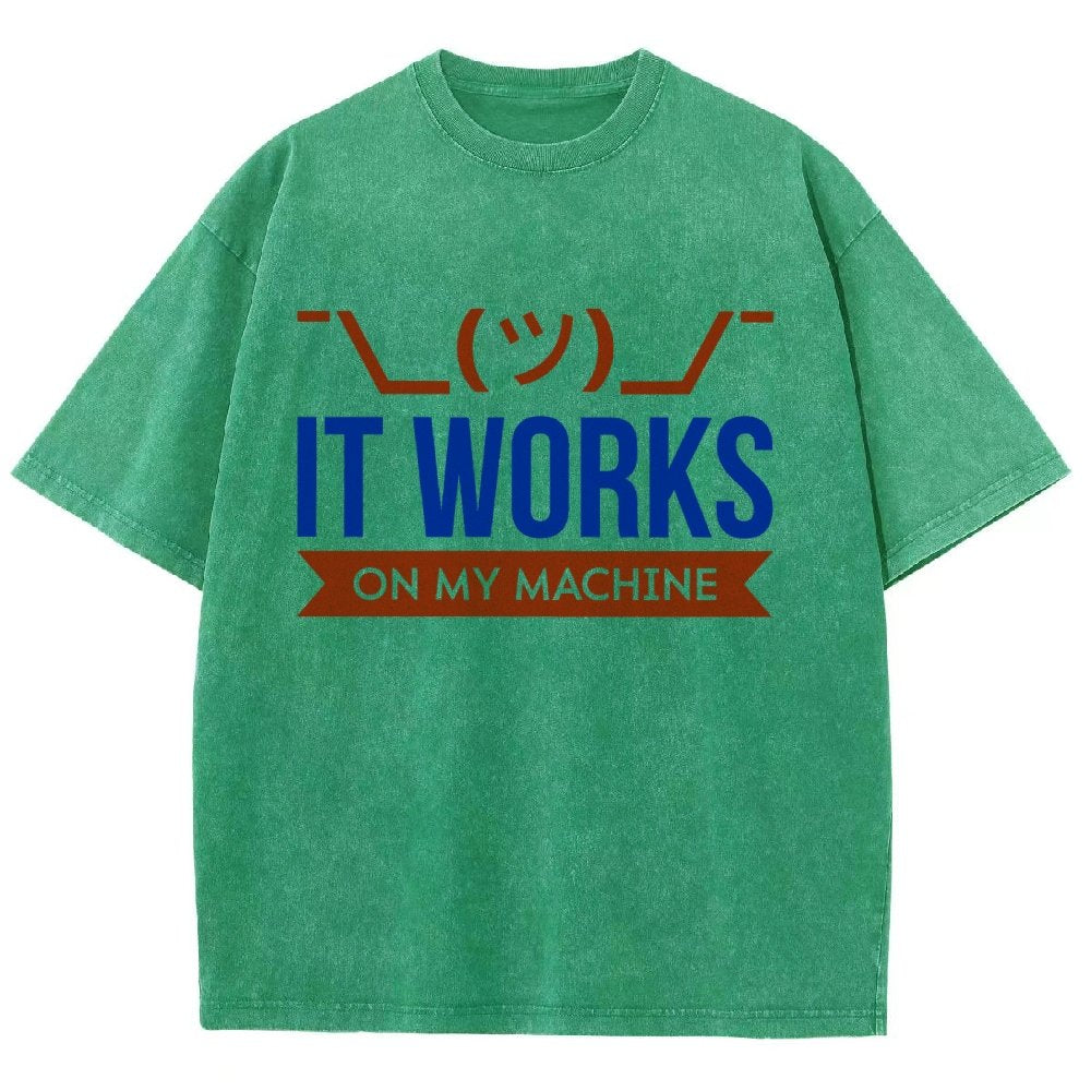 It Works On My Machine Vintage Distressed T-shirt