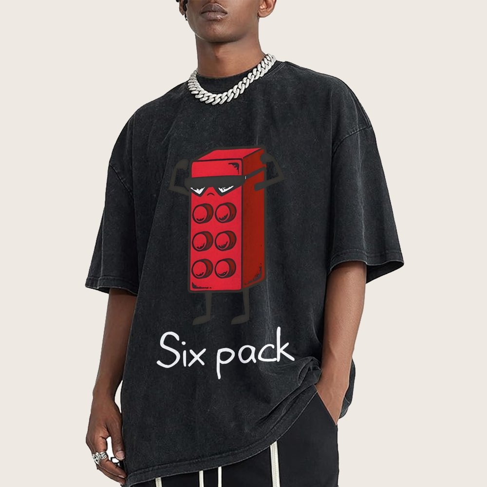 Six Pack Vintage Distressed T-shirt