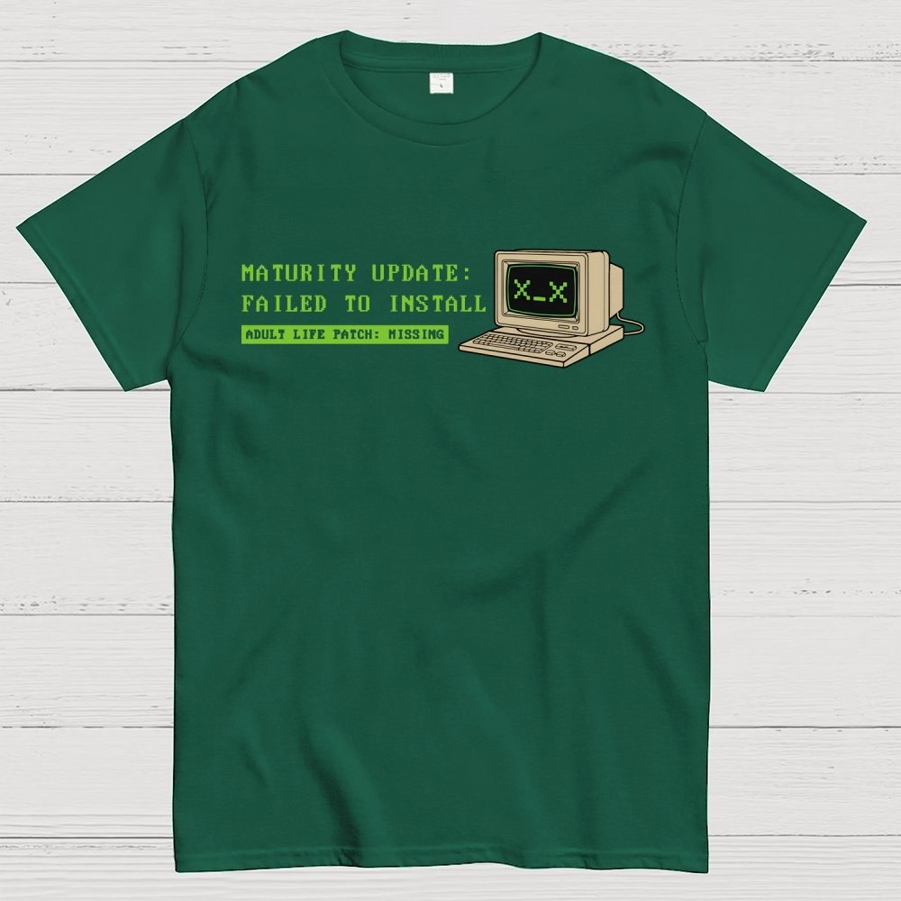 Adult Life Patch Missing Unisex Geek T-Shirt