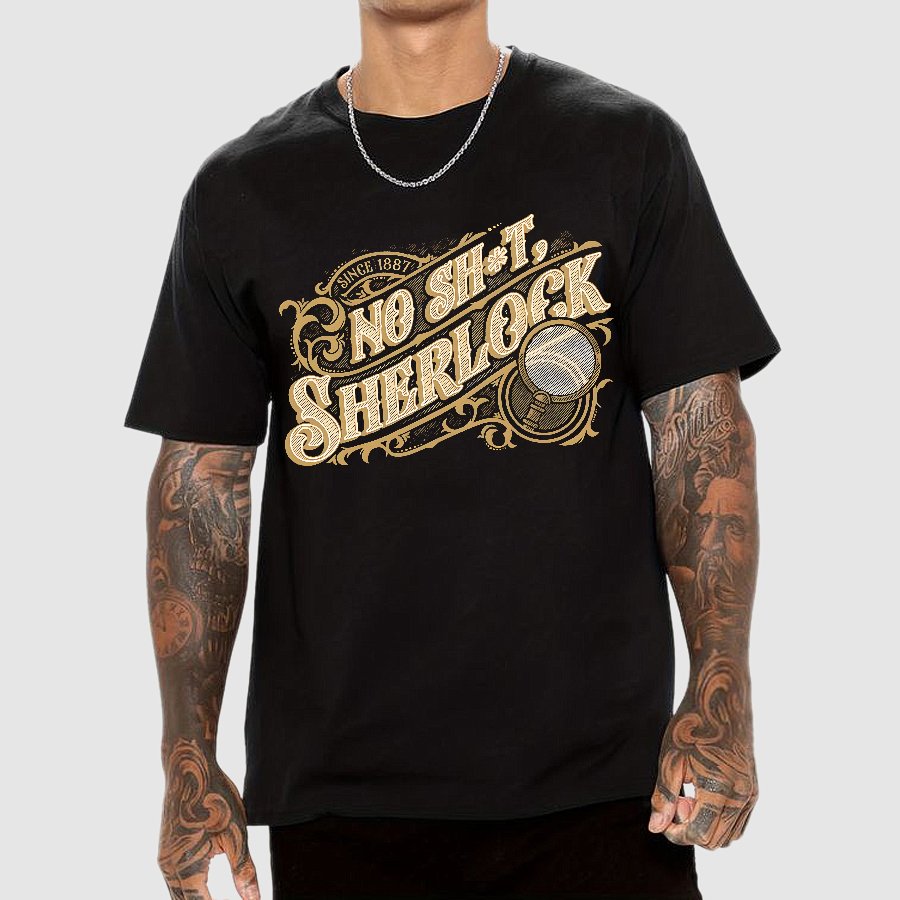 Book Detective Quote No Shit Geek T-Shirt