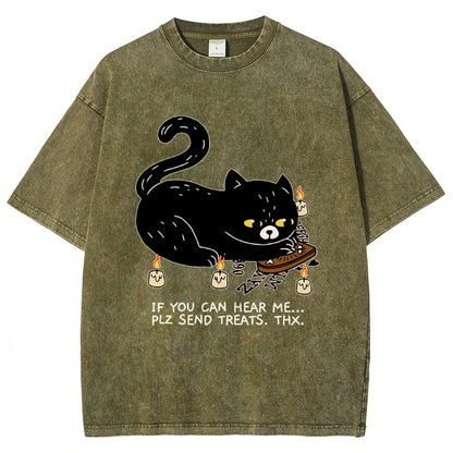 Send Treats Thx Vintage Distressed T-shirt