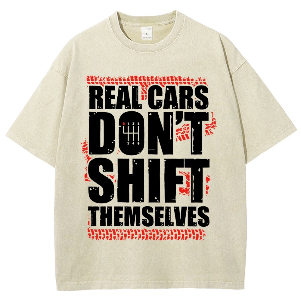 Manual Transmission Gearhead Vintage Distressed T-shirt