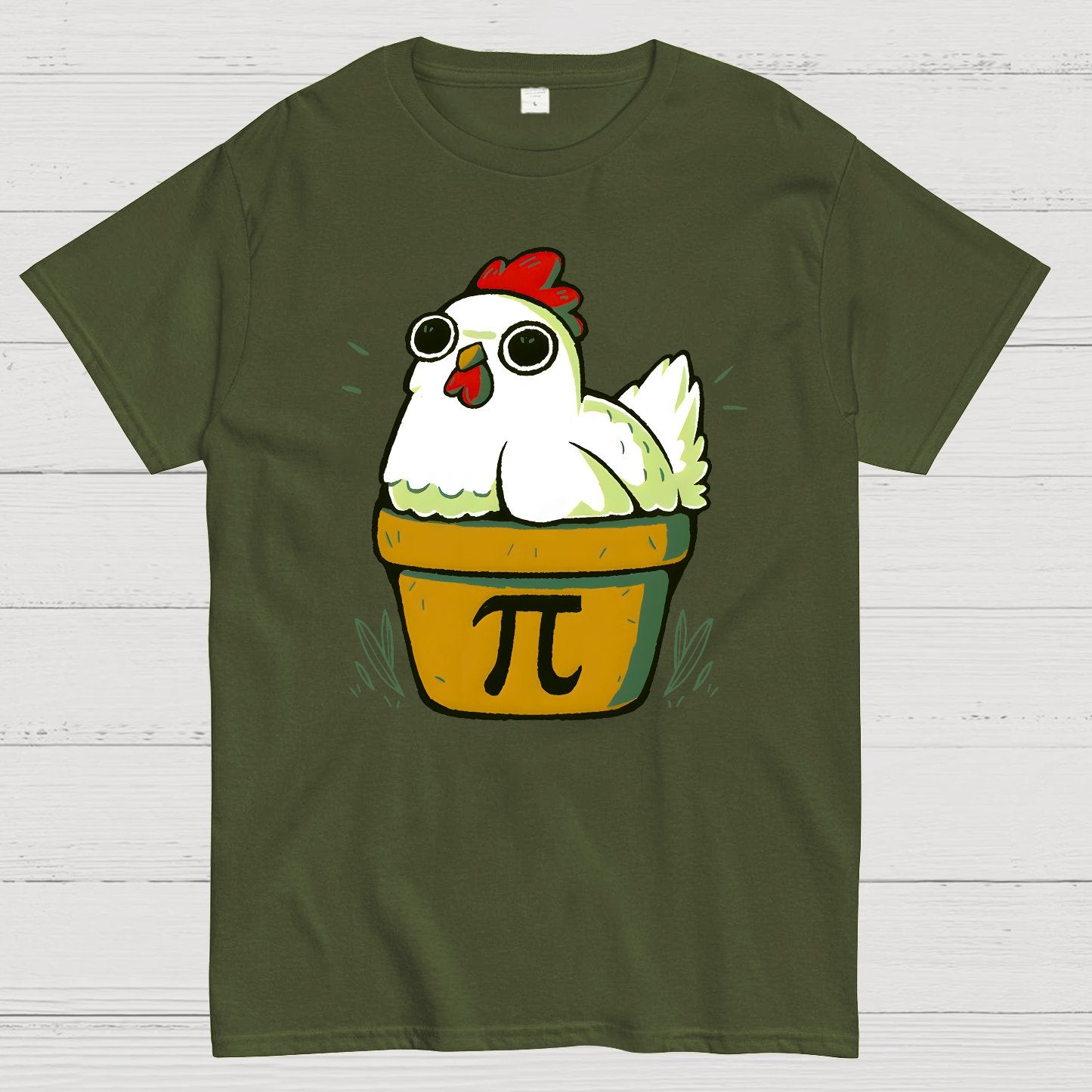 Chicken-Pot-Pie-Math Geek T-Shirt