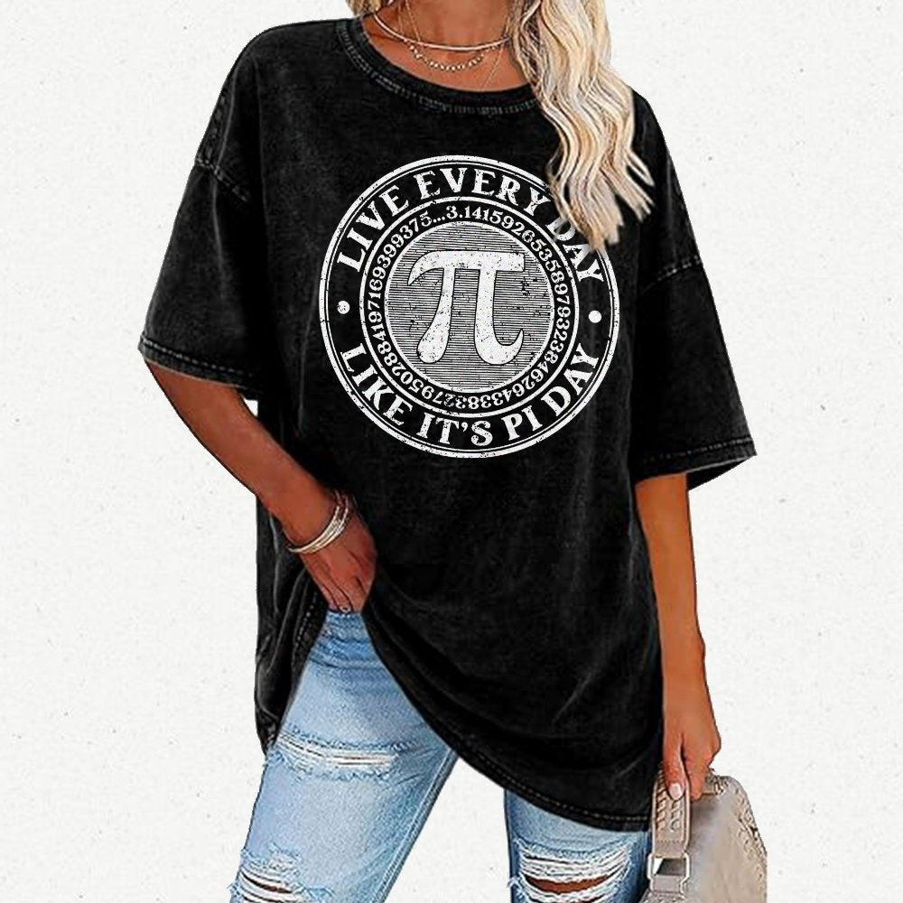 Vintage Pi Day Vintage Distressed T-shirt