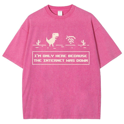 Offline Dino Vintage Distressed T-shirt