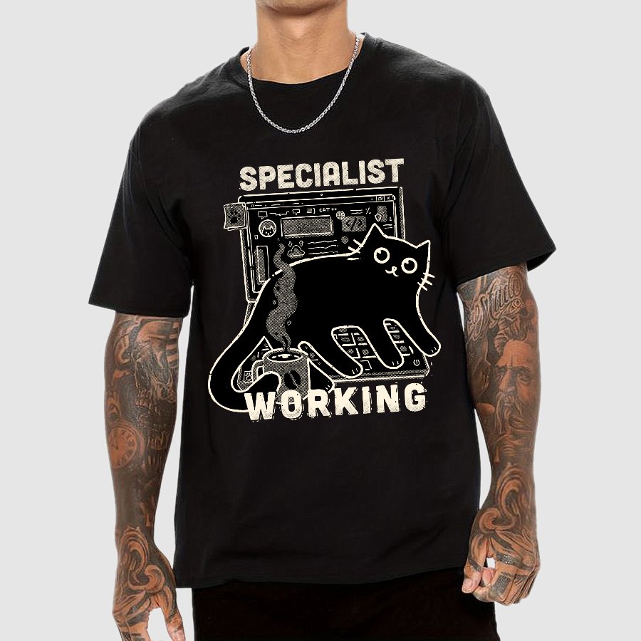 Specialist Working Geek T-Shirt
