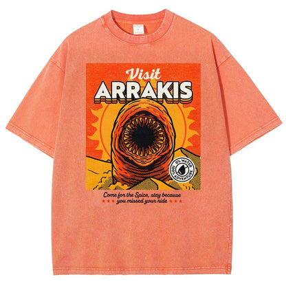 Come For The Spice Vintage Distressed T-shirt