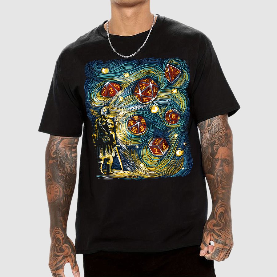 Starry Dice Geek T-Shirt