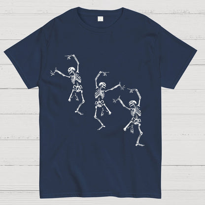 Skeleton Dancing Halloween Geeky T-Shirt