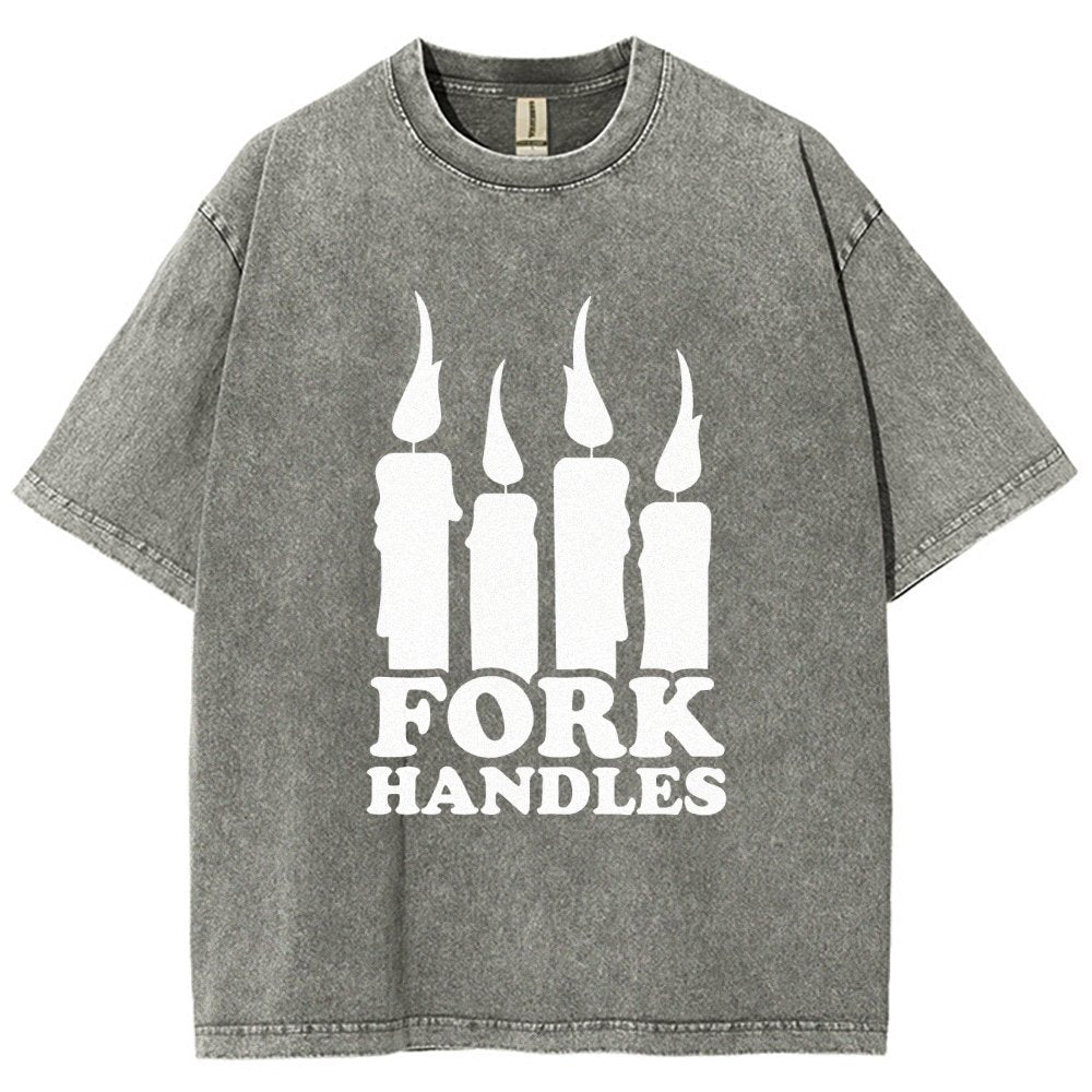 Or Is It Fork Handles？ Vintage Distressed T-shirt