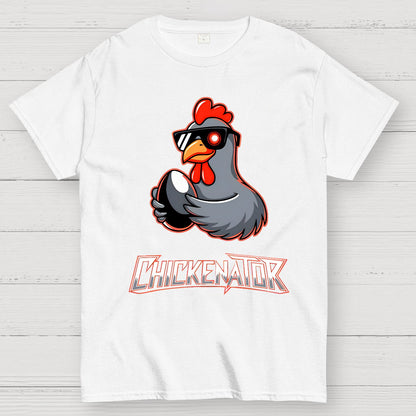 Chickenator, The Future Chicken Geek T-Shirt