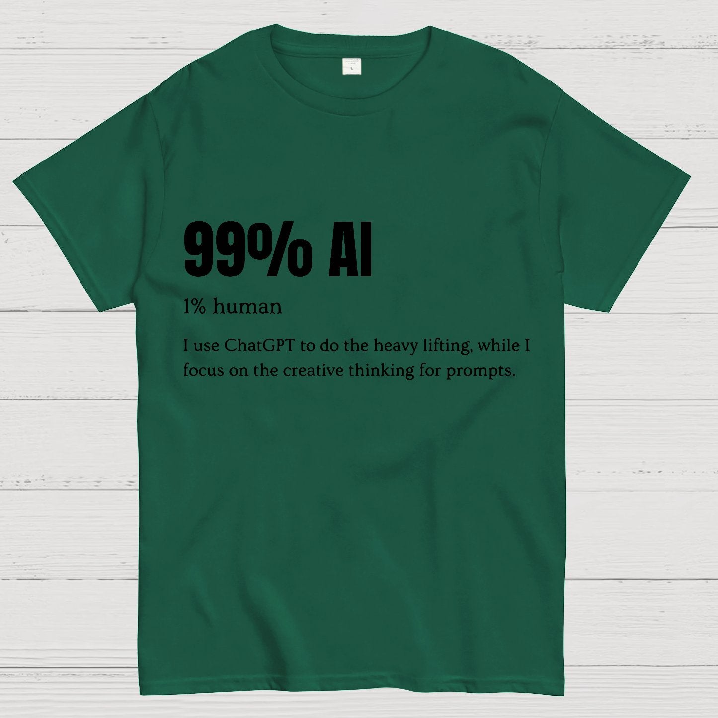 99% Artificial Intelligence Geek T-Shirt
