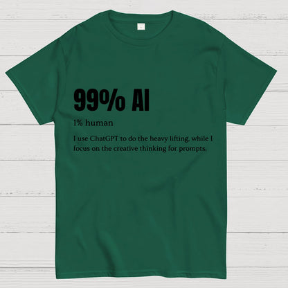 99% Artificial Intelligence Geek T-Shirt