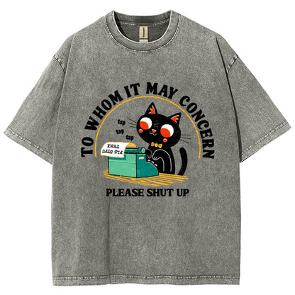 To Whom It May Concern Vintage Distressed T-shirt