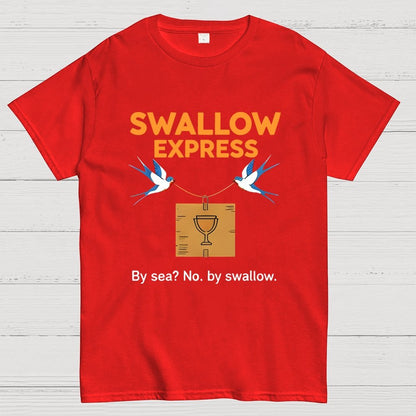 Swallow Express By Sea No, By Swallow Art Print Geek T-Shirt