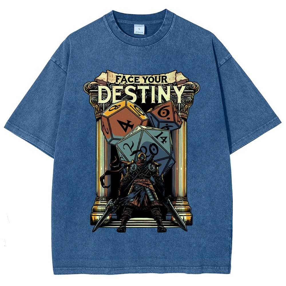 Face your destiny Vintage Distressed T-shirt