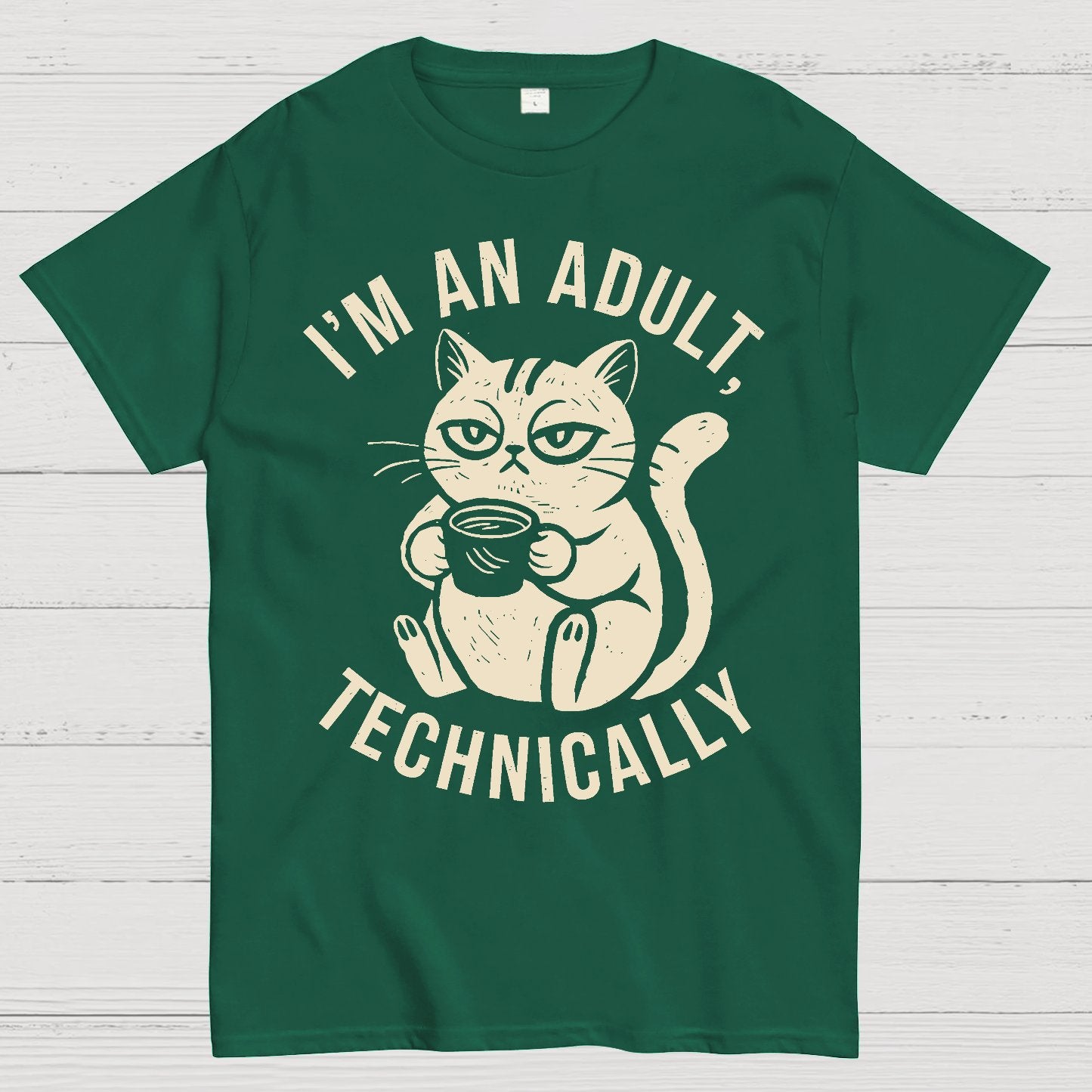 I'm An Adult Technically Geek T-Shirt