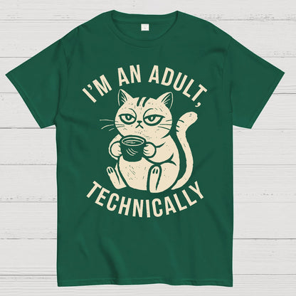 I'm An Adult Technically Geek T-Shirt
