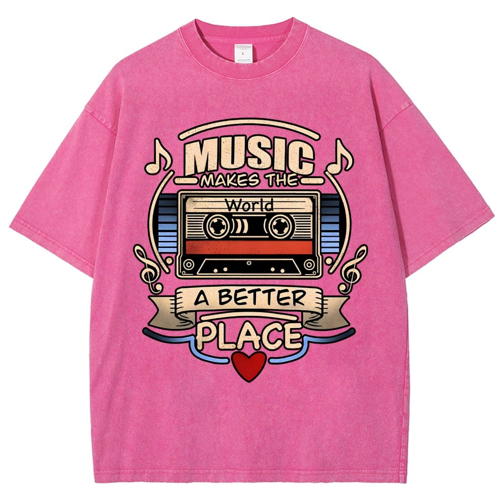 Music love Vintage Distressed T-shirt