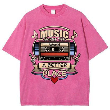 Music love Vintage Distressed T-shirt