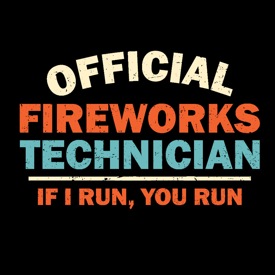 Official Fireworks Technician Geek T-Shirt