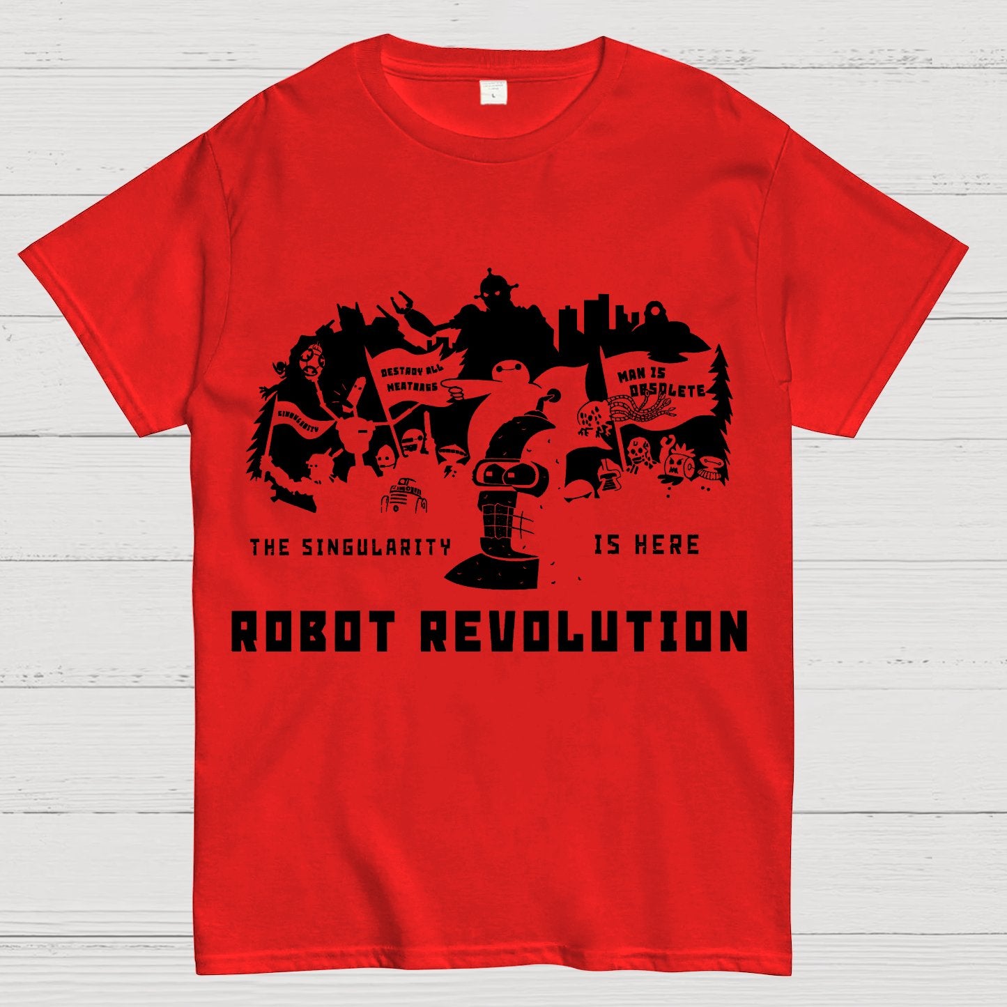 Robot Revolution Geek T-Shirt