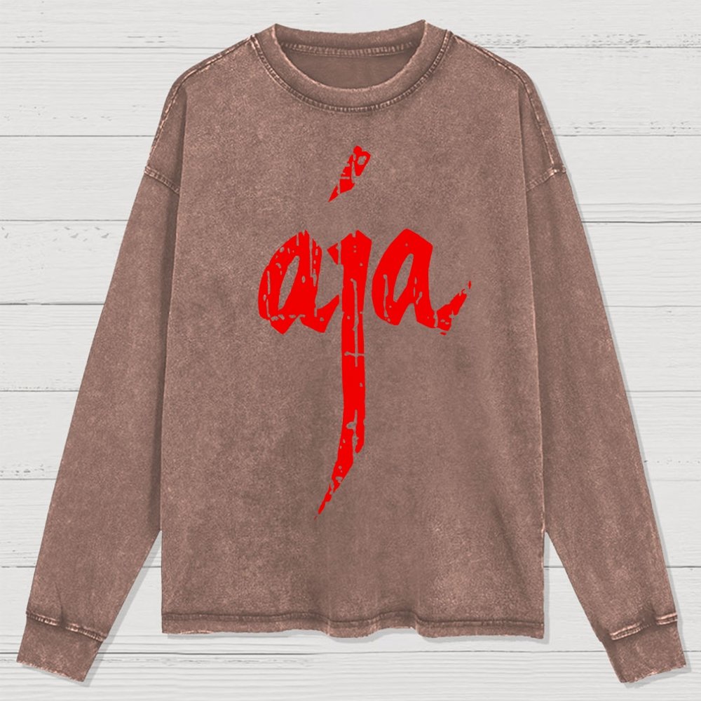 AJA Washed Long Sleeve Tee