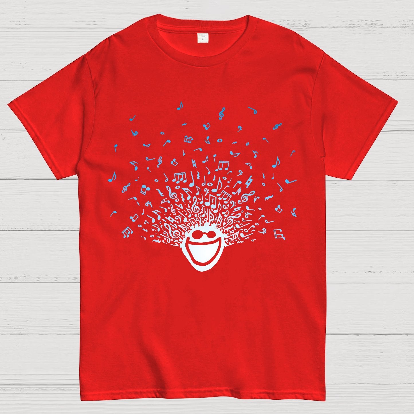 Jake Music Head Nerd Geek T-Shirt