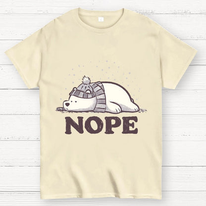 Nope, Too Cold for Anything Geek T-Shirt