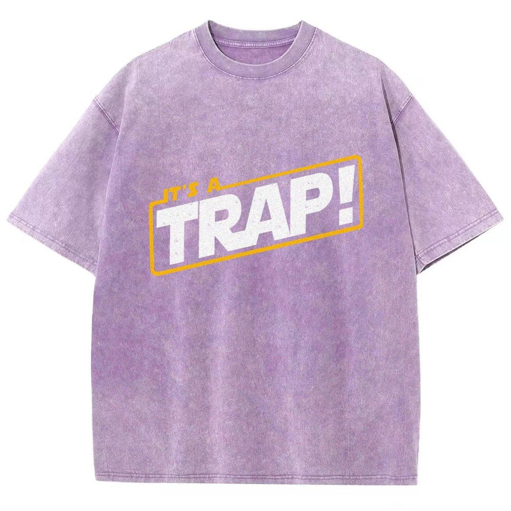 It's A Trap Vintage Distressed T-shirt