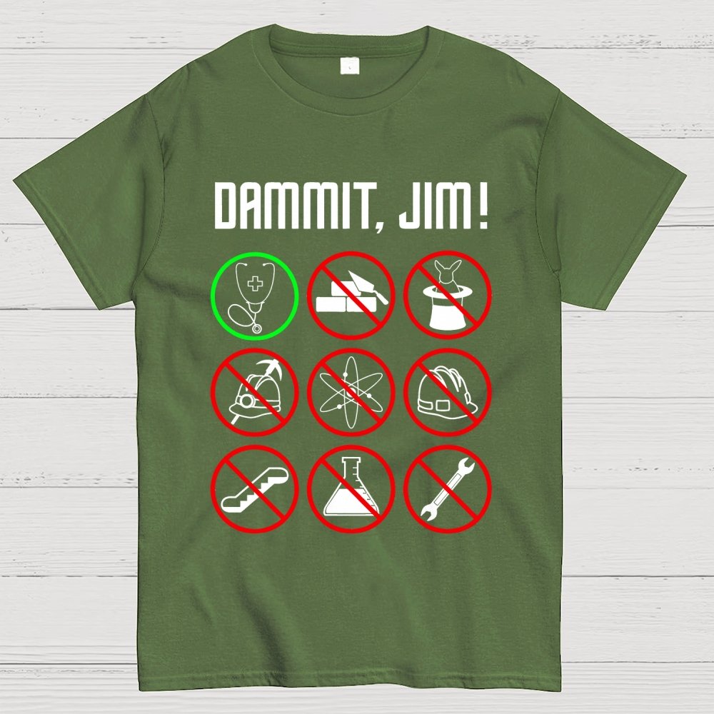 Darn It Jim Geek T-Shirt