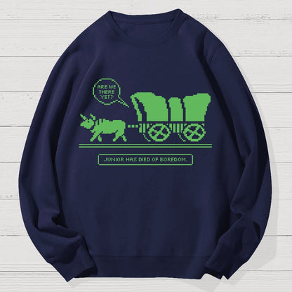 Oregon Road Trip Geek Cotton Sweatshirt