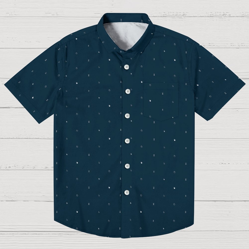 Mouse Blue Geeky Shirt