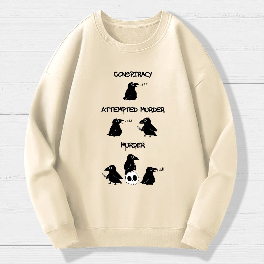 From Conspiracy To Murder Geek Cotton Sweatshirt