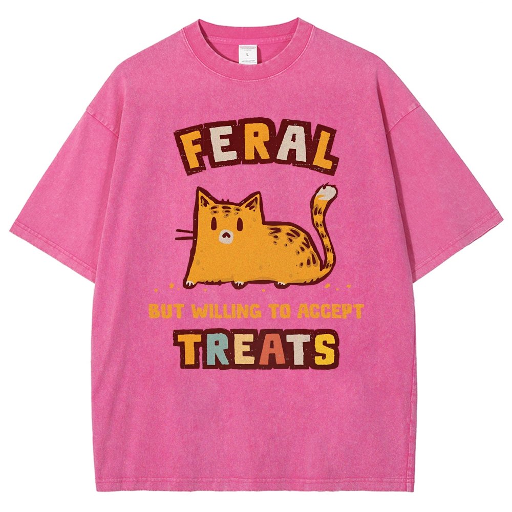 Slightly Feral Vintage Distressed T-shirt
