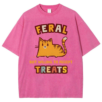 Slightly Feral Vintage Distressed T-shirt