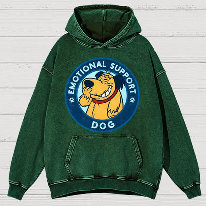 Dog Support Or Not? Vintage Distressed Hoodie