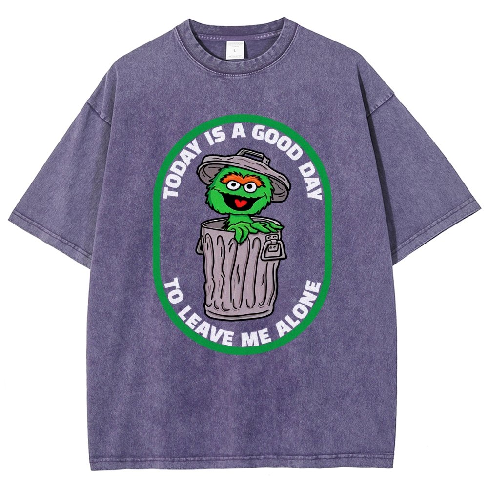 A good day to leave me alone Vintage Distressed T-shirt