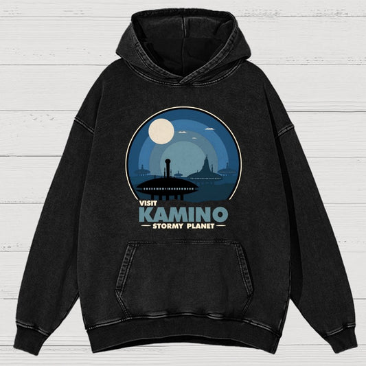 Zalora Vintage Distressed Hoodie