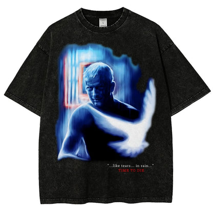 TIME TO DIE Vintage Distressed T-shirt