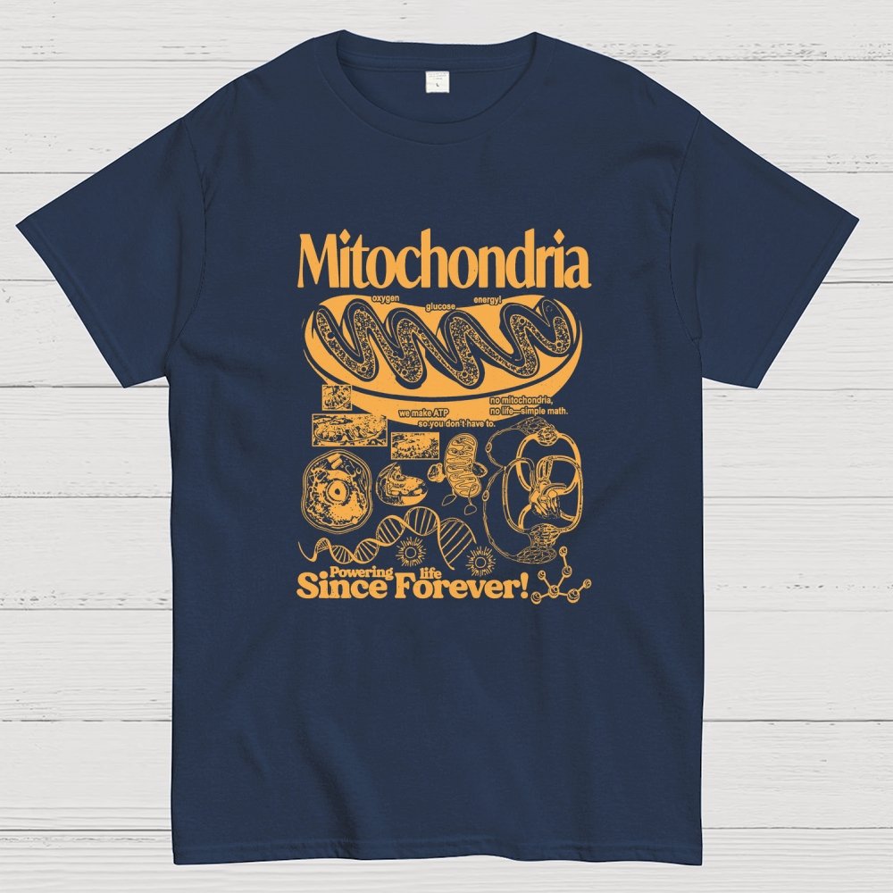 Mitochondria Vintage Science Geek T-Shirt