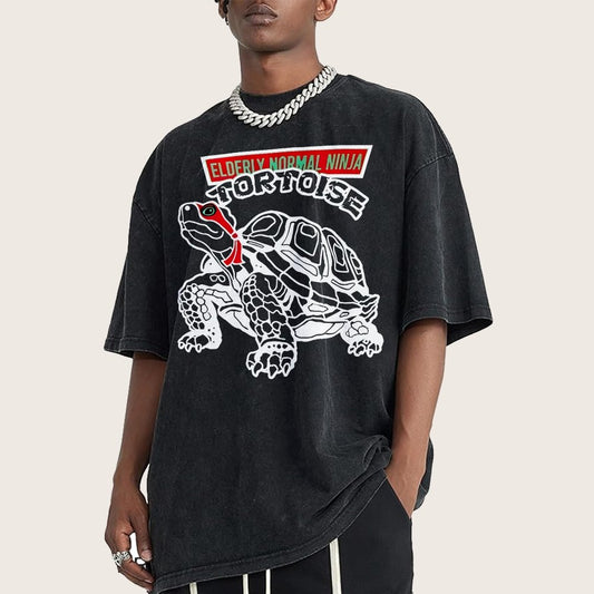 Elderly Normal Ninja Vintage Distressed T-shirt