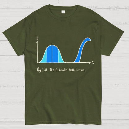 The Extended Bell Curve Geek T-Shirt