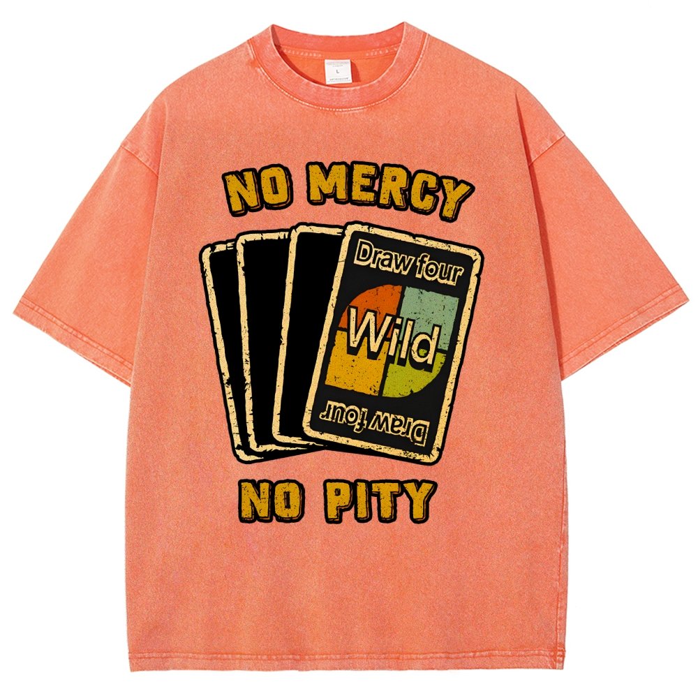 No Mercy No Pity Vintage Distressed T-shirt