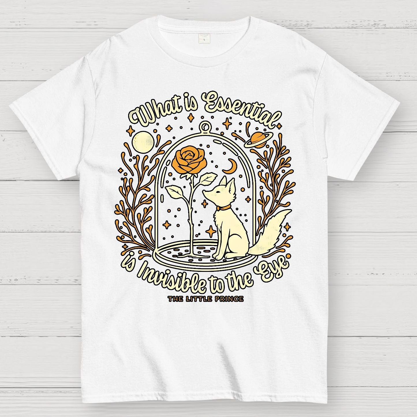 The Rose And The Fox Geek T-Shirt