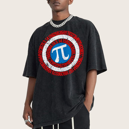 Happy Pi Day Nerd Vintage Distressed T-shirt