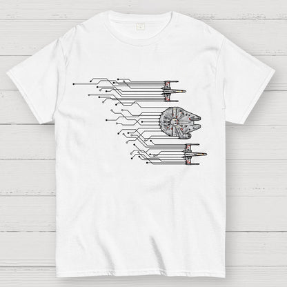 Microships – The Fastest Circuit in the Galaxy Geek T-Shirt