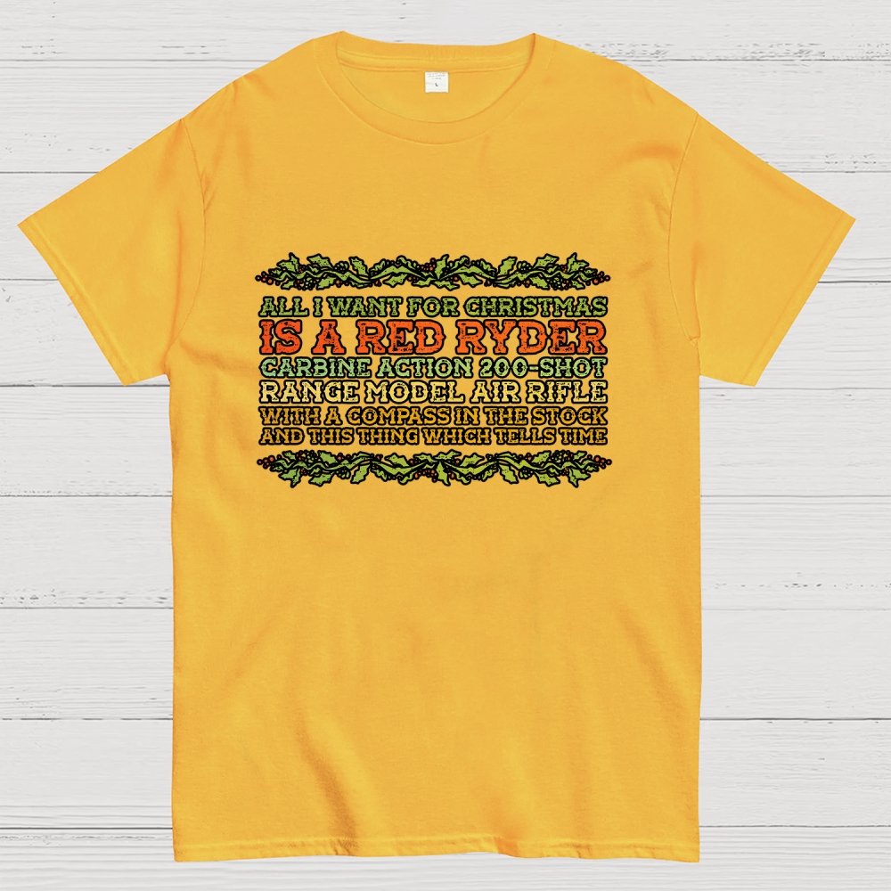 All I Want For Christmas Geek T-Shirt